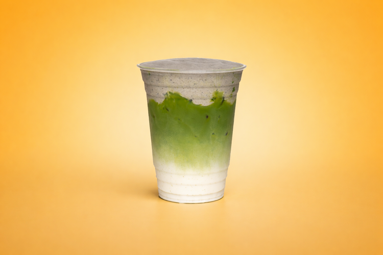 Black Sesame Matcha Latte
